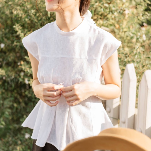 Áo dotie của mình màu xanh dương nhạt