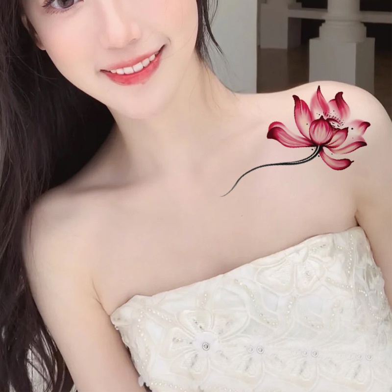 Miếng Dán Hình Xăm Tạm Thời Chống Thấm Nước Lâu Trôi Đến 2 Tuần ;210MM×115MM