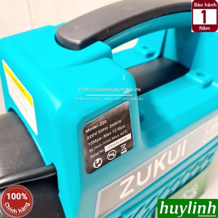 Máy xịt rửa xe Zukui Z20 - 2400W - Tặng bình phun xà bông - Model 2022
