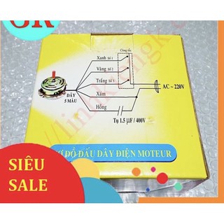 [ SIEU RE ]  Mô tơ quạt tản quạt hộp - củ quạt