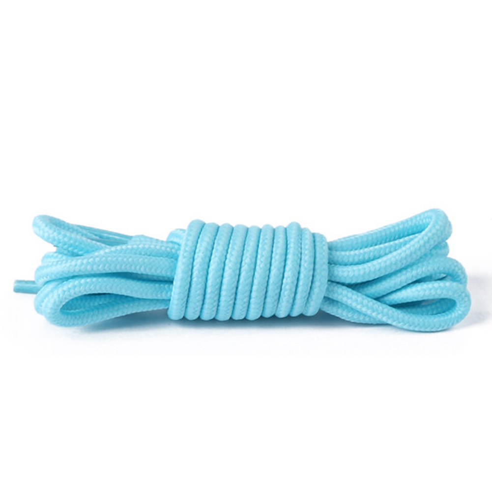 1pair Polyester Solid Shoelace Classic Round Shoelaces Casual Boots Lace