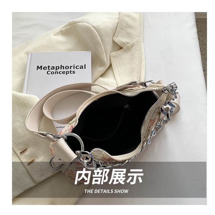 Túi Đeo JASMIN NOIR chéo hình bán nguyệt xinh xắn dành cho nữ