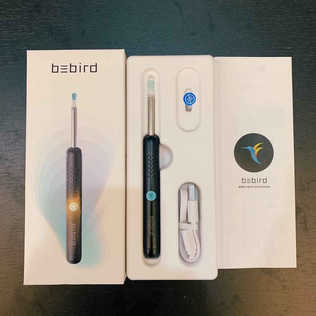 Máy Lấy Ráy Tai Nội Soi Xiaomi Bebird R1, Dụng cụ lấy ráy tai có đèn có camera, kết nối app xem hình ảnh