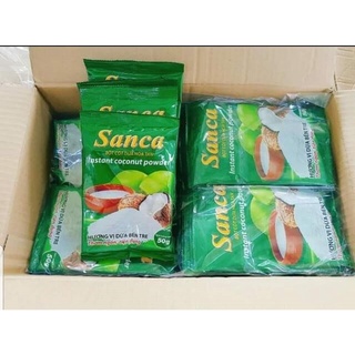 Bột cốt dừa hòa tan Sanca gói 50gr