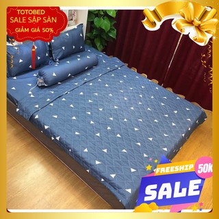 Free ship 50k Bộ ga gối 1m4 kèm vỏ gối ôm totobed 34