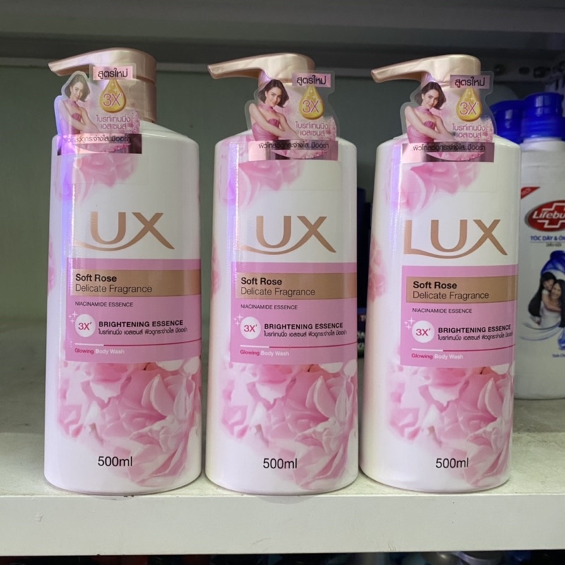 Sữa Tắm Lux Soft Touch Hồng Thái Lan (500ml)