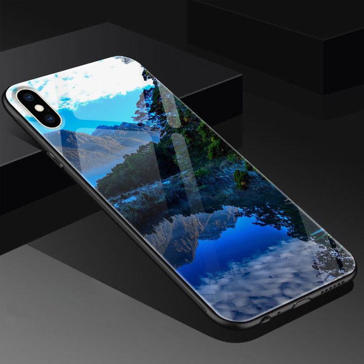Ốp Lưng Iphone 7Pls Hình Landscapes Hồ Nước Phong Độ CASEDOME Cho 6/6S/7/8/Plus/X/Xs/Xr/11/Pro/Max/12