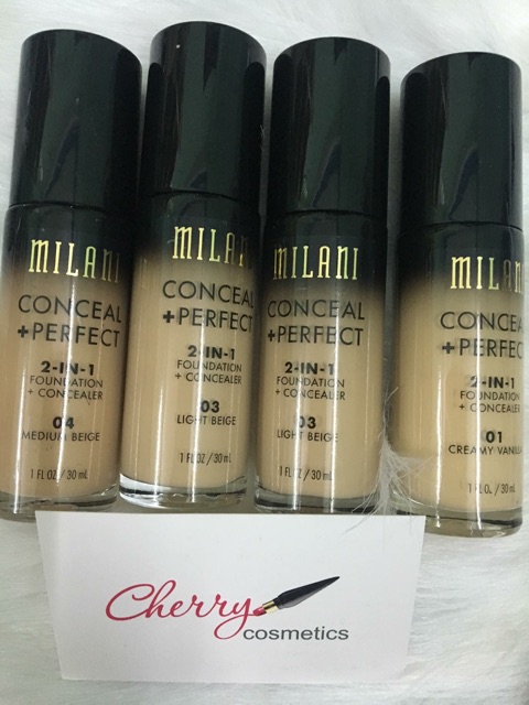 Kem nền +che khuyết điểm MILANI Conceal Perfect | BigBuy360 - bigbuy360.vn