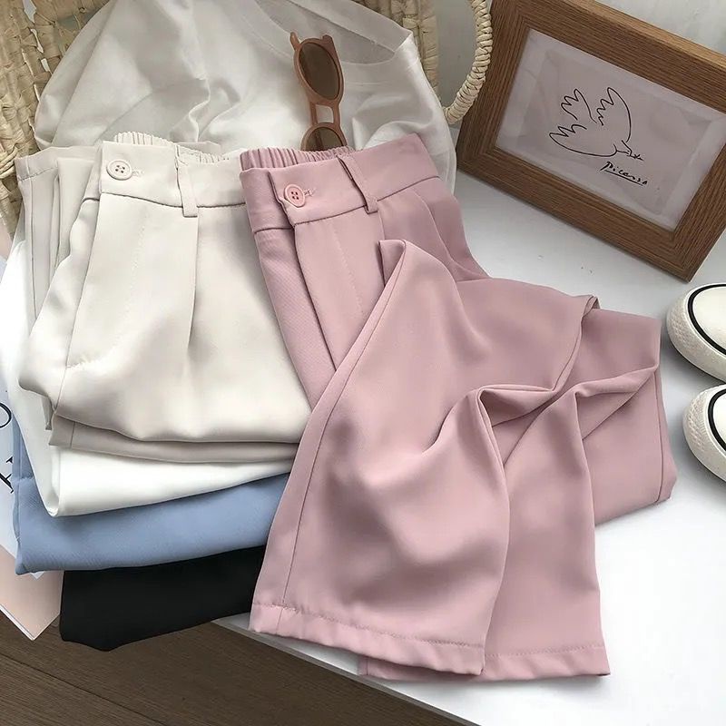 Quần Dài Lưng Cao Dáng Rộng Thiết Kế Mới Cho Nữ