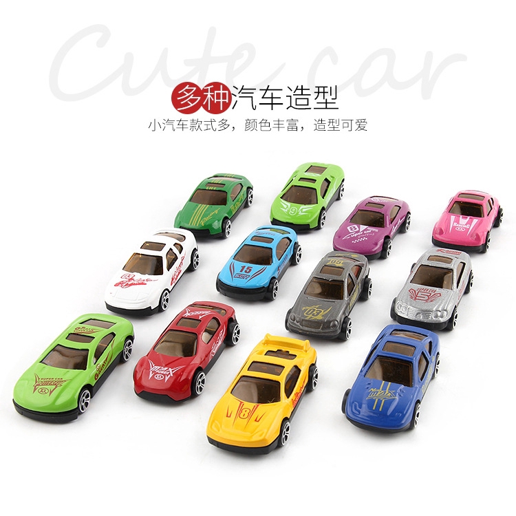Mô hình xe hơi thể thao mini bằng hợp kim nhiều màu cho trẻ em trai