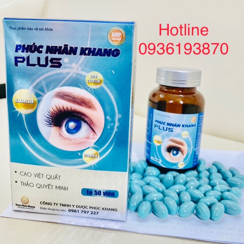 ✅ Phúc Nhãn Khang Plus 👍  ❤️ Giúp Bổ mắt sáng mắt mỏi mắt lão hoá mắt