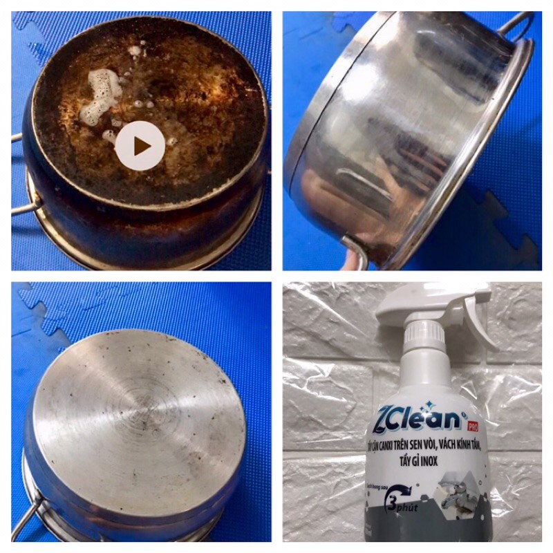 Nước tẩy inox - dầu mỡ Zclean 500ml | BigBuy360 - bigbuy360.vn