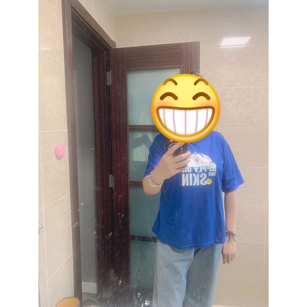 Áo thun tay ngắn in hình Doraemon 4 màu tùy chọn cho nữ size s - 5xl