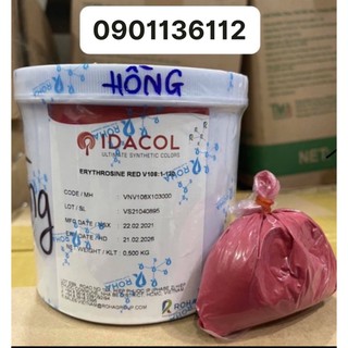 Bột màu thực phẩm hồng thực phẩm Roha(erythrosine)- Bột màu thực phẩm Ấn độ idacol color