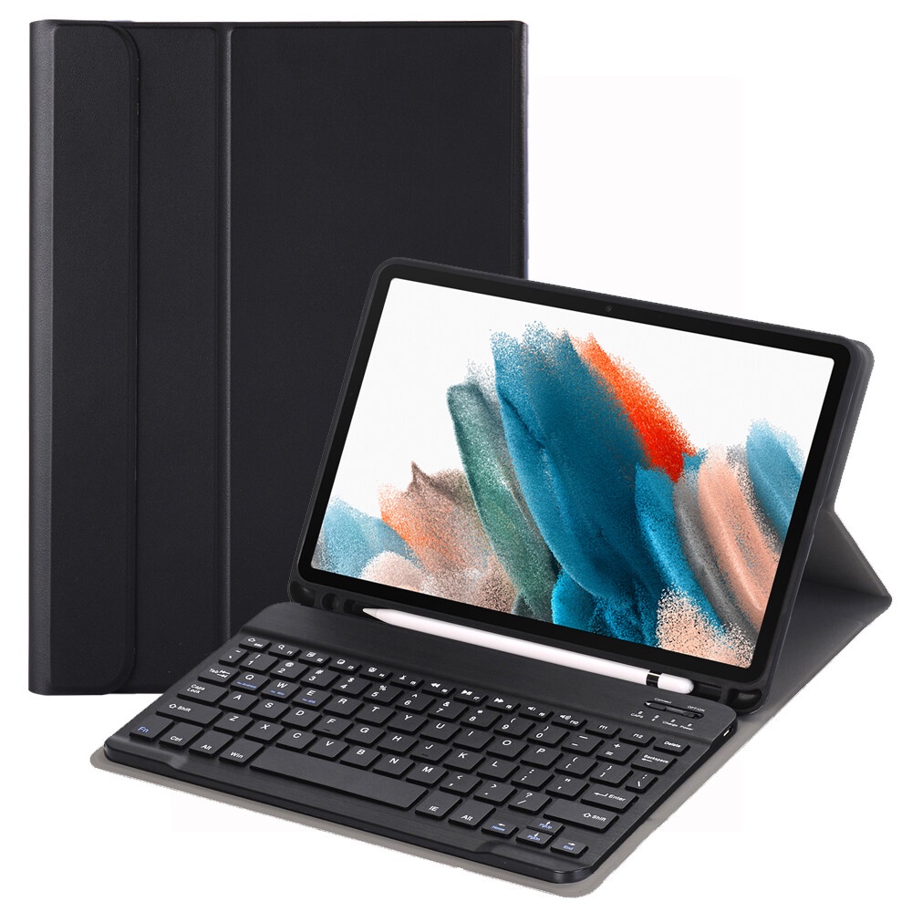 Bao Da Máy Tính Bảng Có Bàn Phím Tự Động Tắt / Mở Cho Samsung Tab A8 10.5 2022 Galaxy Tab S9 / S8 / S7 11 inch / S6 Lite