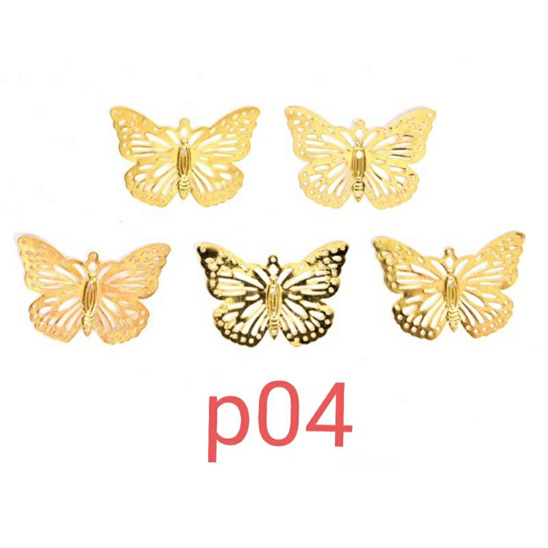 miếng kim loại hình bướm p04