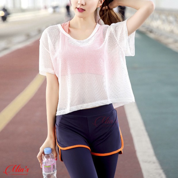 Áo lưới tập gym tập goya thể thao giá rẻ - Áo khoác lưới đi biển màu đen màu trắng đẹp #8