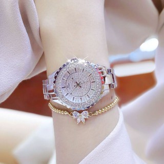 ĐỒNG HỒ NỮ BS (BẠC) MẶT XOAY ĐÍNH ĐÁ HÀNG CHÍNH HÃNG BS XI XỊN KHÔNG BAY MÀU