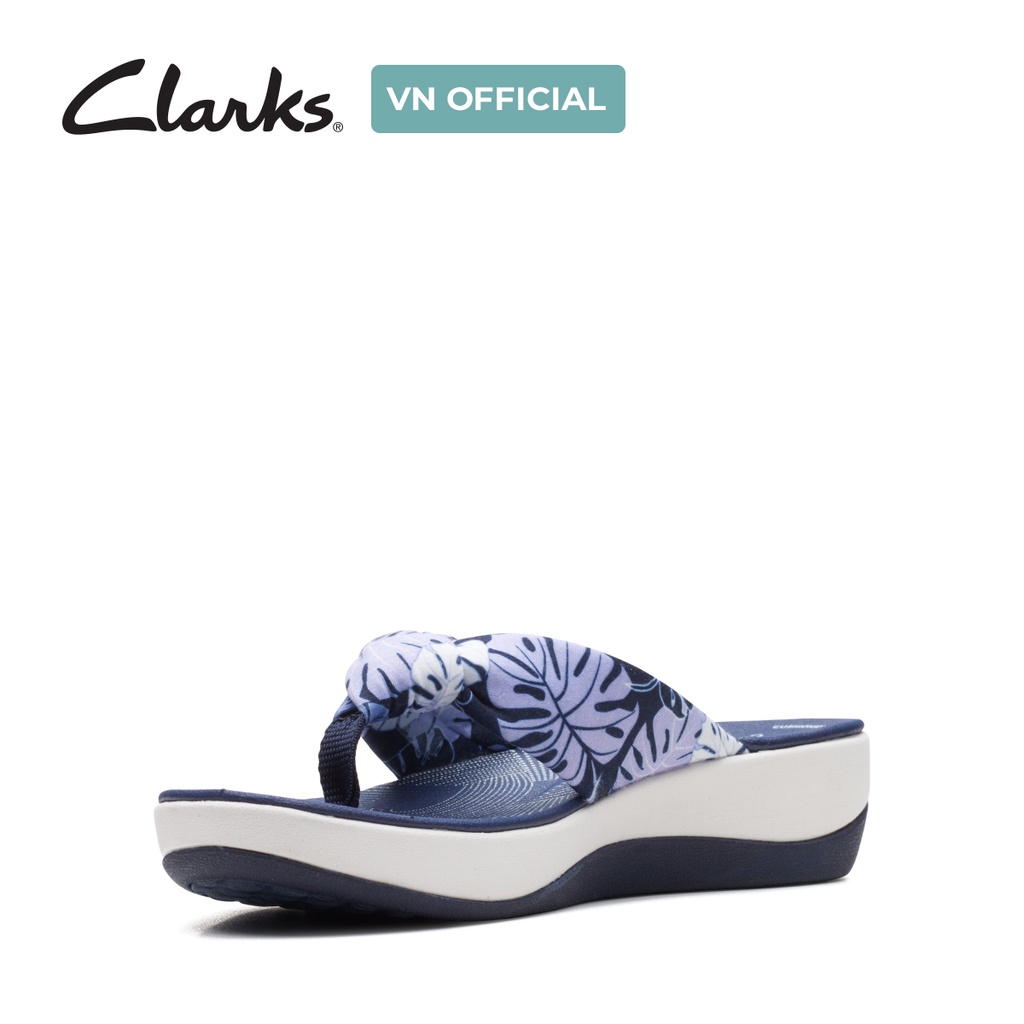 Dép Nữ Clarks Arla Glison màu Blue Floral Syn