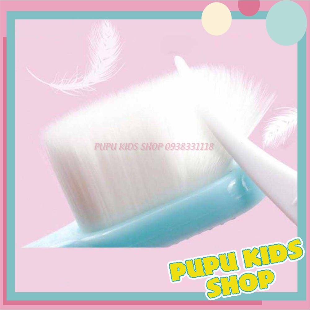 Bàn chải đánh răng triệu vạn sợi mini soft chất lượng cao siêu mềm cho bé từ 6m+ Pupu kids shop