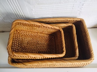 Hộp mây chữ nhật