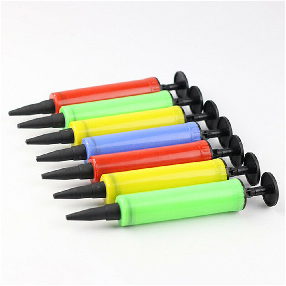 1 Dụng Cụ Bơm Bong Bóng Cầm Tay Mini Bằng Nhựa Màu Ngẫu Nhiên