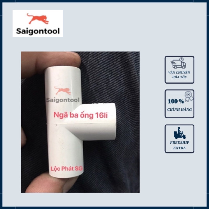 Ống NỐI, T, CO ống 16 li bằng nhựa cứng cho ống dẫn nước hồ cá, phụ kiện đồ điện nước