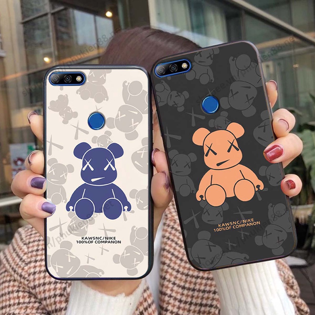 Ốp lưng Samsung Note 9 hình Robot Bear, Kawsnc bảo vệ điện thoại
