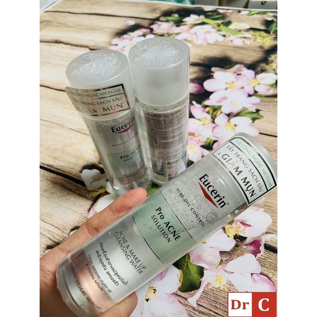 ⚜️CHÍNH HÃNG⚜️Tẩy Trang Eucerin Cho Da Dầu Mụn⚜️Nước Tẩy Trang Eucerin  ProACNE Solution Acne &amp; Makeup Cleansing Water