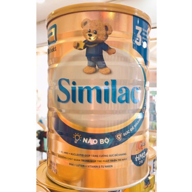Sữa bột Similac IQ Plus 3 HMO 1.7kg (Mẫu Mới )