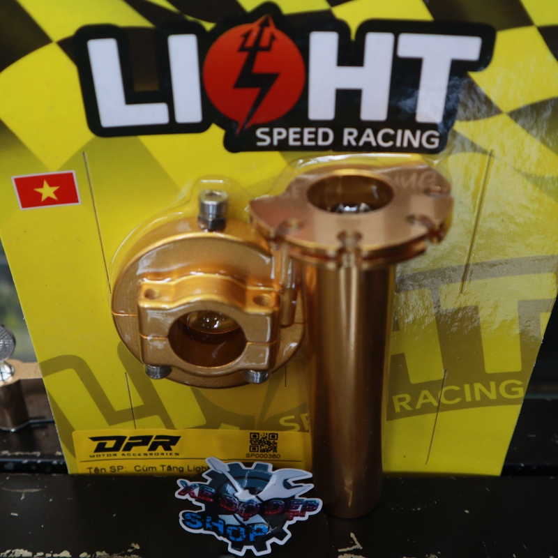 Cùm tăng tốc nhôm CNC LIGHT *chính hãng