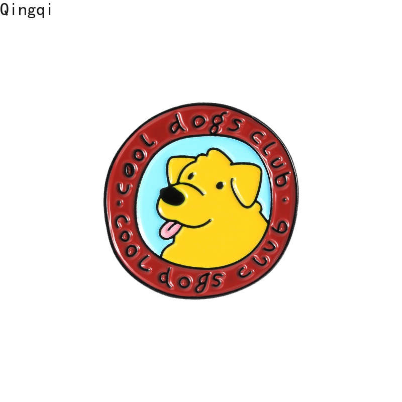 Huy hiệu cài áo Miss Zoe kim loại mặt tròn in họa tiết hoạt hình đáng yêu