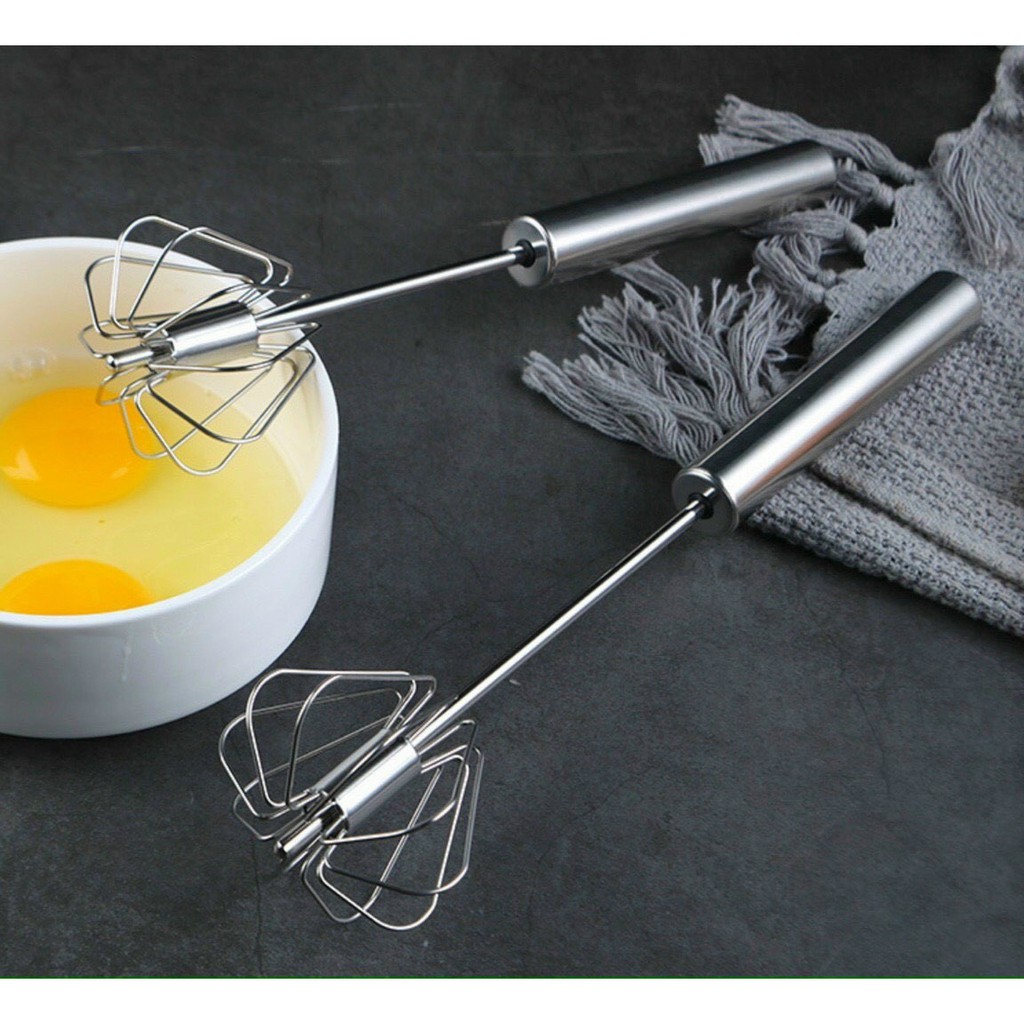 Máy Đánh Trứng Cầm Tay Bán Tự Động Bằng Thép Không Gỉ size to nhất