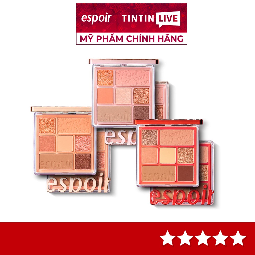 Bảng phấn mắt Espoir Real Eye Palette 7 màu chính hãng Hàn Quốc