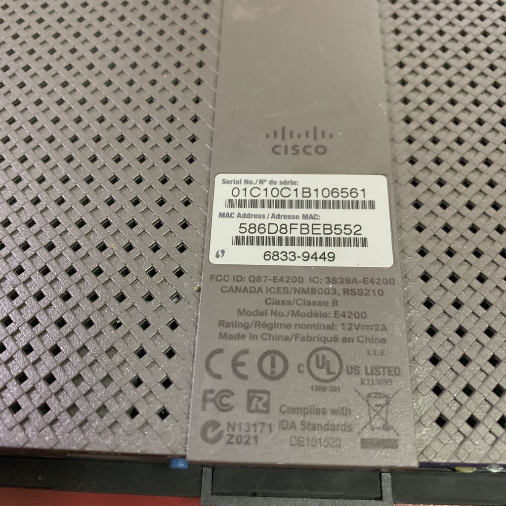 Bộ phát wifi Linksys E4200 dualband N750 gigabit