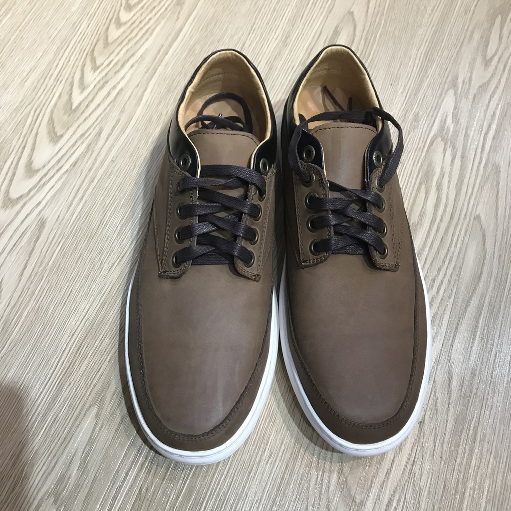 Giày Sneaker da bò lộn nguyên tấm nhập khẩu Ý, tôn lên vẻ nam tính và hiện đại thích hợp suit đồ jean cá tính SA0012