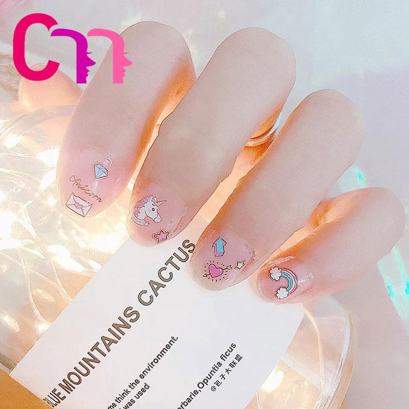 Decal hình kì lân dán móng nghệ thuật