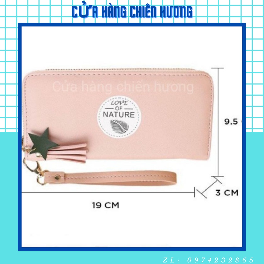 Ví Dài Cầm Tay Kiểu Dáng Hàn Quốc Love of Nature 178