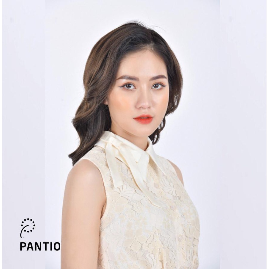 FDP12619 - Đầm dạo phố sát nát vải voan lụa hai lớp - PANTIO