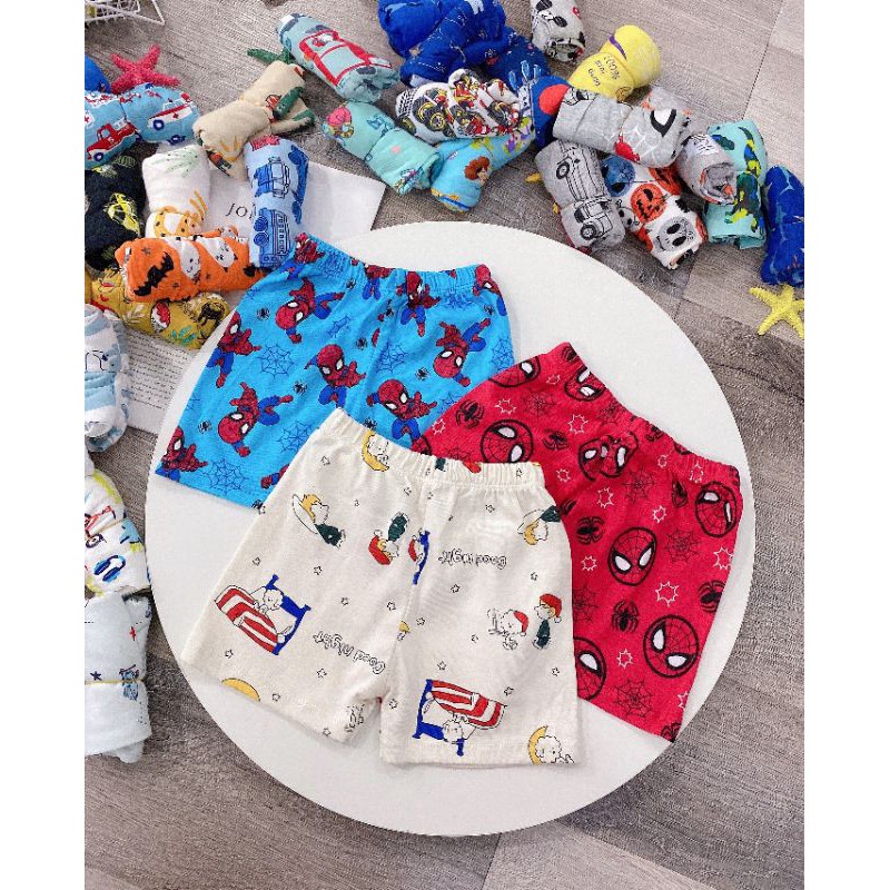 Quần chục hè quần đùi Cotton Bozip Xuất Dư cho bé trai bé gái hàng loại 1 (5-16KG)