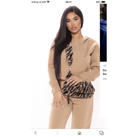 Áo hoodies nữ xuất dư xịn có khoá kéo | BigBuy360 - bigbuy360.vn