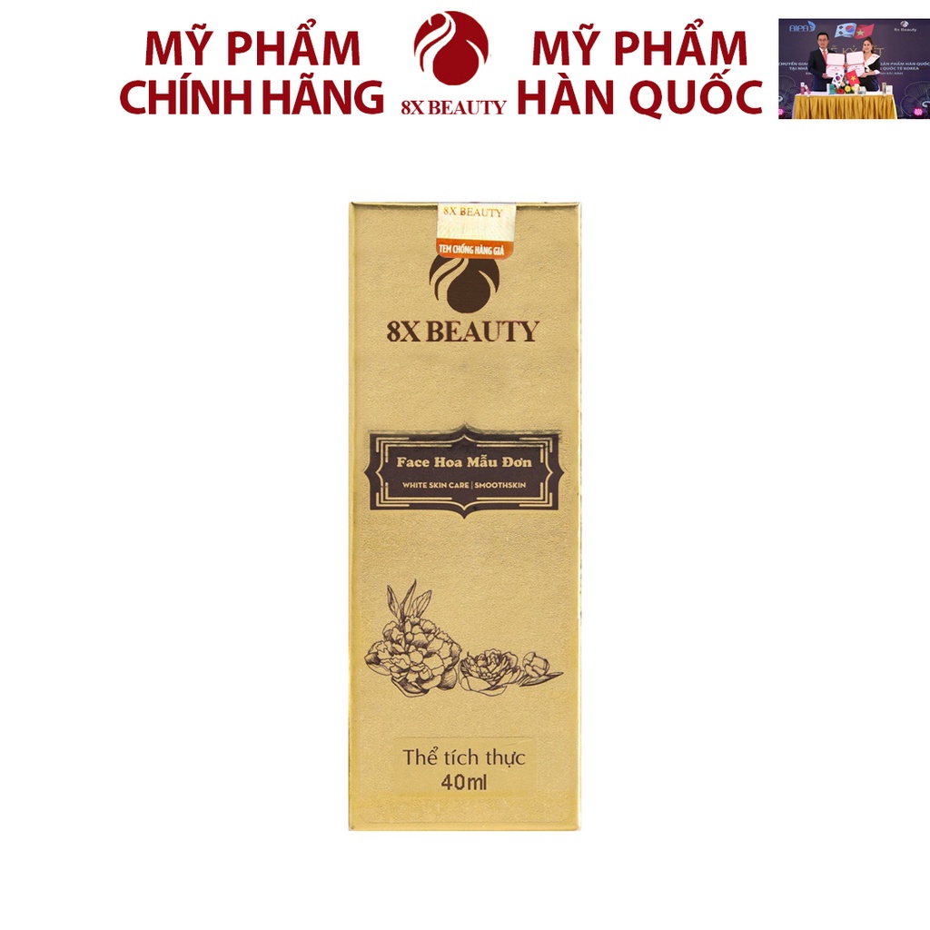 Kem Nám Tàn Nhang 8x Beauty Dưỡng Trắng, Mờ Thâm, Giúp Da Đều mầu, Nâng tông, Chống Nắng  40ml
