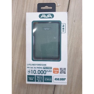 Sạc dự phòng AVA 10000mAh TẶNG KÈM CÁP SẠC [CHÍNH HÃNG]