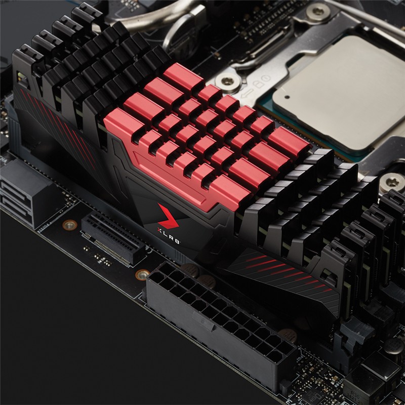 Ram PC Gaming cho máy tính để bàn có tản nhiệt PNY XLR8 DDR4 3200MHz - Chính hãng, BH 36 Tháng