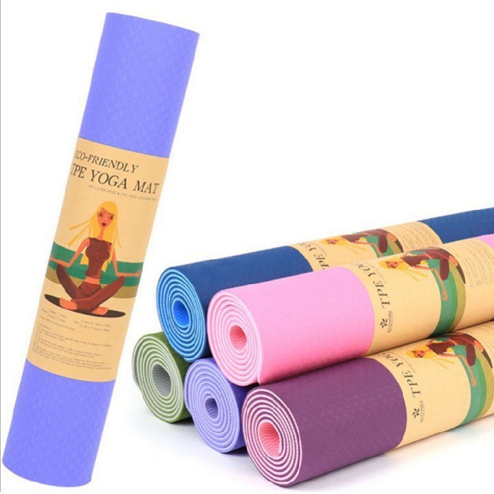 THẢM TẬP YOGA MAT 2 LỚP CAO CẤP