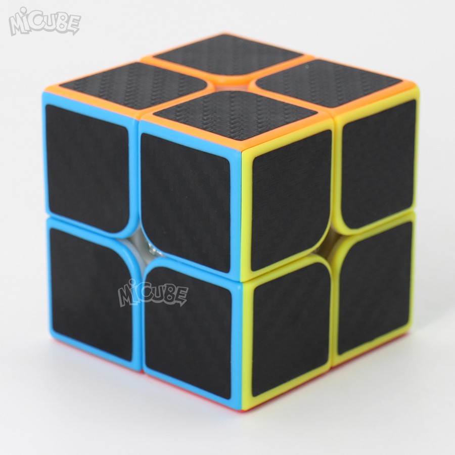 Rubik 2x2 Carbon Qiyi - Rubik 2x2 Cacbon đồ chơi phát triển trí não IQ