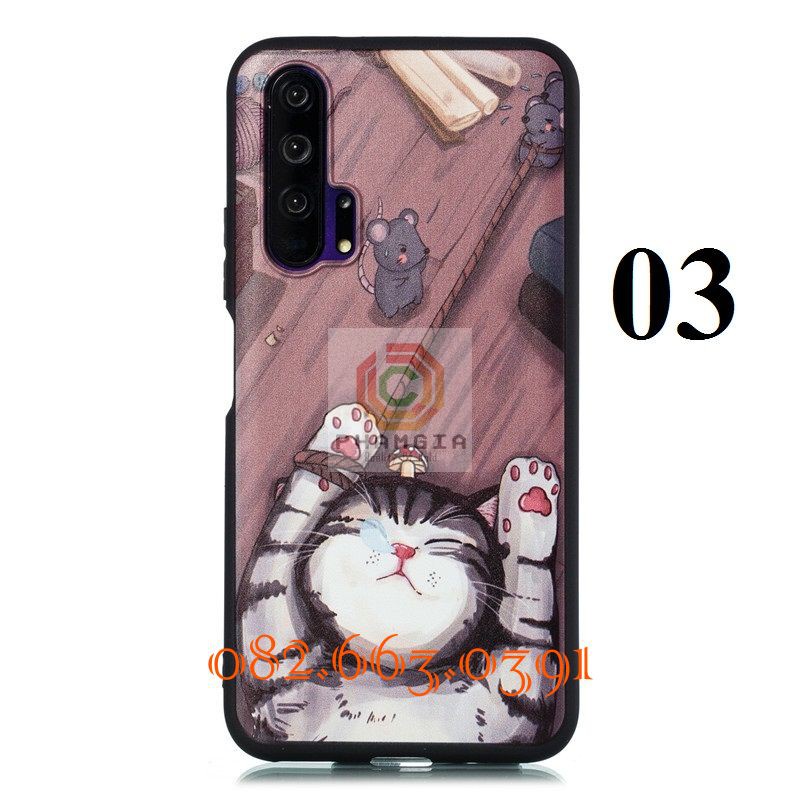 Ốp lưng Honor 20 pro dẻo in hình hoa siêu đẹp