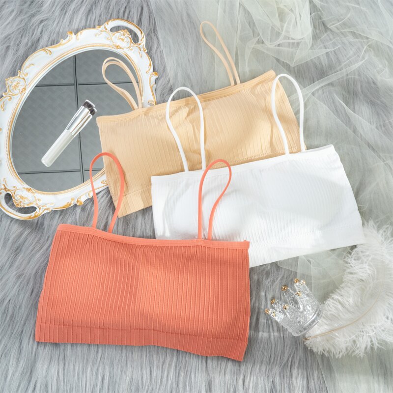 Áo lót ống cotton Hàn Quốc 5 màu tùy chọn