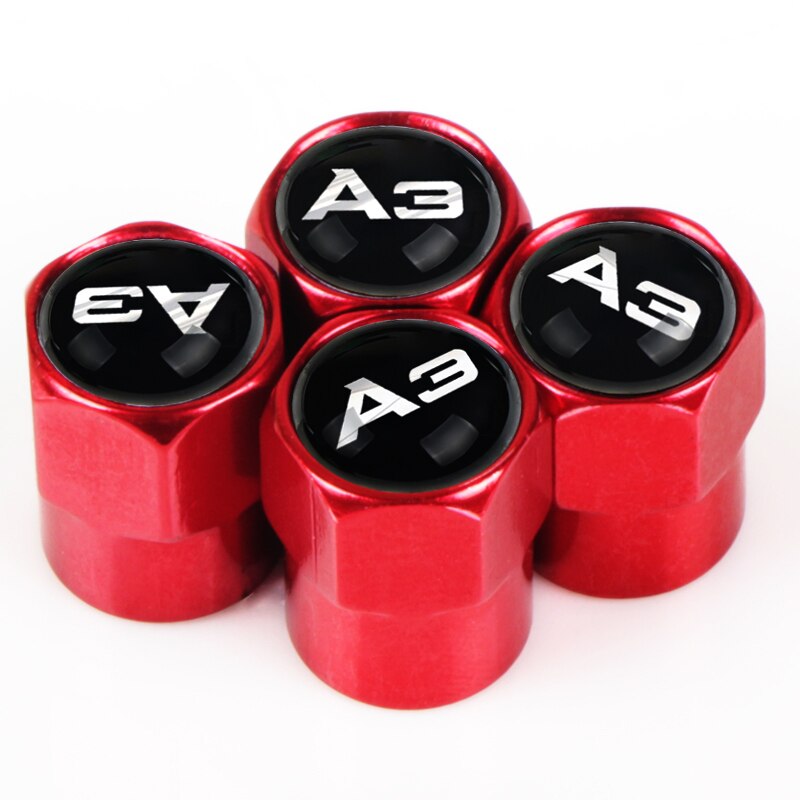 Set 4 nắp van bánh xe hơi Audi Q3 Q5 Q7 A3 A4 A5 A6 A7 A8 B5 B6 B7 B8 B9 Tt