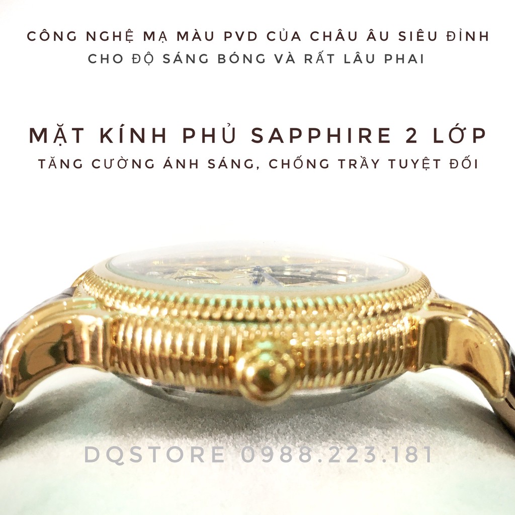 Đồng hồ cơ nam OGVAL, song long chầu nguyệt, mang may mắn tiền tài đến người sở hữu, dây da cao cấp, chống nước tốt | BigBuy360 - bigbuy360.vn